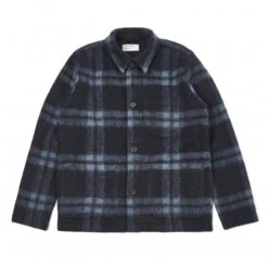 Universal Works Field Jacket (Navy Soft Wool Fleece)