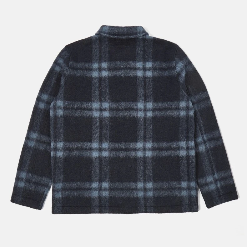 Universal Works Field Jacket (Navy Soft Wool Fleece) 4 Universal Works Field Jacket (Navy Soft Wool Fleece) - Image 2