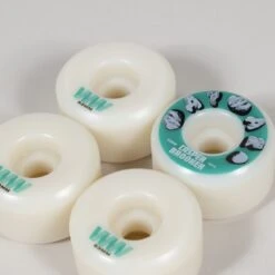 Wayward Wheel Co. Casper Brooker Funnel Pro Skateboard Wheels 53mm (White/Turquoise) 8 Wayward Wheel Co. Casper Brooker Funnel Pro Skateboard Wheels 53mm (White/Turquoise) -Streetwear Store wayward wheel co casper brooker funnel pro skateboard wheels 53mm white turquoise way s21 funnel cb whtturq 53 0002 2