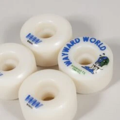 Wayward Wheel Co. Rodrigo TX Funnel Pro Skateboard Wheels 51mm (White/Blue) -Streetwear Store wayward wheel co rodrigo tx funnel pro skateboard wheels 51mm white blue way s21 funnel rtx whtblu 51 0002 2
