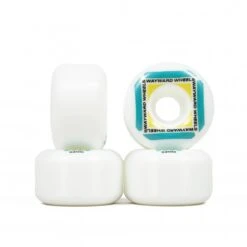 Wayward Wheel Co. Waypoint Skateboard Wheels 53mm (White/Green)