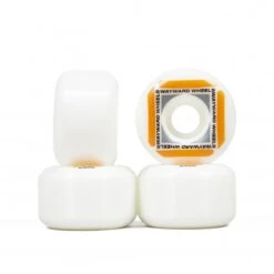 Wayward Wheel Co. Waypoint Skateboard Wheels 54mm (White/Orange)