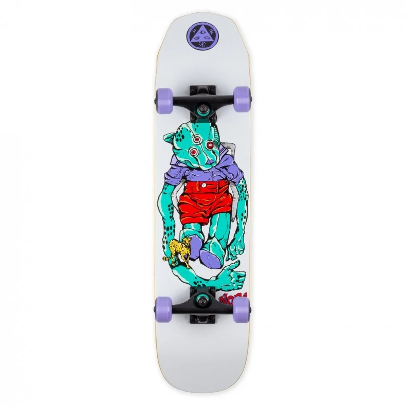 Welcome Nora Vasconcellos Teddy Wicked Princess Complete Skateboard 7.75" (White) 3 Welcome Nora Vasconcellos Teddy Wicked Princess Complete Skateboard 7.75" (White)