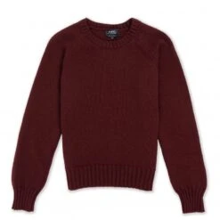 Women's A.P.C. Alyssa Pullover Jumper (Bordeaux)