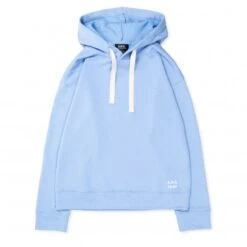 Women's A.P.C. Lyn Pullover Hooded Sweatshirt (Blue)