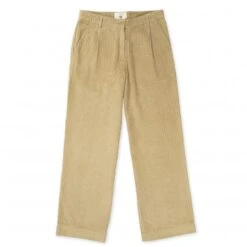 Women's Folk Long Wide Pant (Stone Cord)