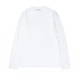 Women's Norse Projects Gro Standard Cotton Long Sleeve T-Shirt (White)