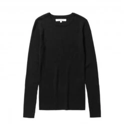 Women's Norse Projects Siri Merino Jumper (Black)