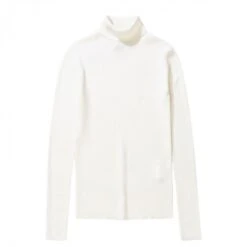 Women's Norse Projects Siri Roll Merino Jumper (Ecru)