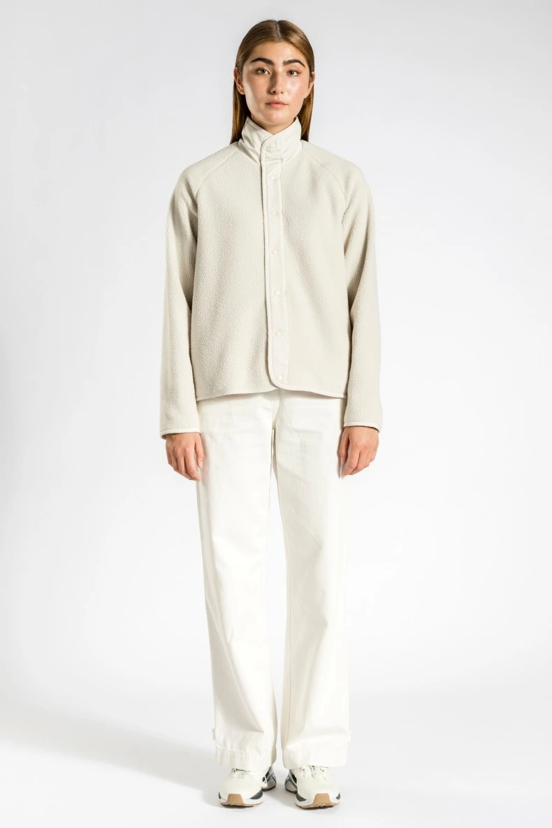 Women's Norse Projects Tania Fleece Jacket (Oatmeal) 4 Women's Norse Projects Tania Fleece Jacket (Oatmeal) - Image 2