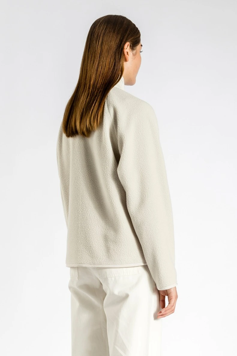 Women's Norse Projects Tania Fleece Jacket (Oatmeal) 6 Women's Norse Projects Tania Fleece Jacket (Oatmeal) - Image 4