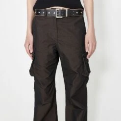 Women's Our Legacy Peak Trouser (Black High Twist Solaro) -Streetwear Store women s our legacy peak trouser black high twist solaro w2234pb 0004 4