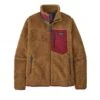 Women's Patagonia Classic Retro-X Fleece Jacket (Nest Brown W/Wax Red) 2 Women's Patagonia Classic Retro-X Fleece Jacket (Nest Brown W/Wax Red) -Streetwear Store women s patagonia classic retro x fleece jacket nest brown w wax red 23074 nbwa cat