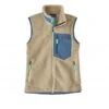 Women's Patagonia Classic Retro-X Fleece Vest (Dark Natural W/Wavy Blue) 1 Women's Patagonia Classic Retro-X Fleece Vest (Dark Natural W/Wavy Blue) -Streetwear Store women s patagonia classic retro x fleece vest dark natural w wavy blue cat