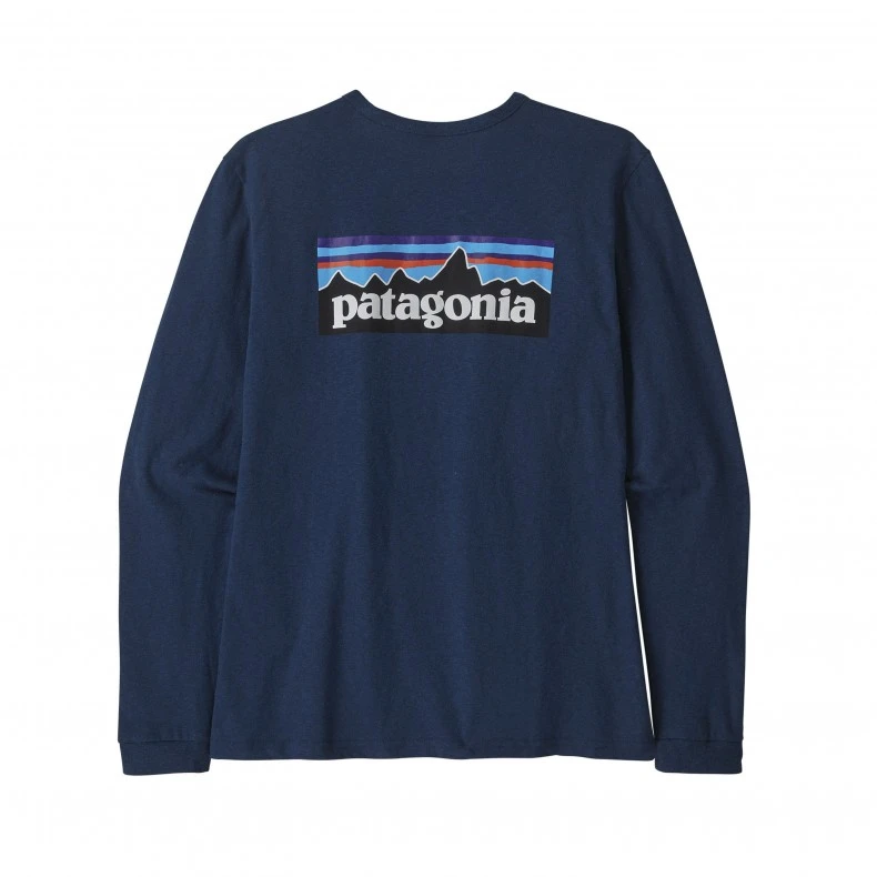 Women's Patagonia P-6 Logo Responsibili-Tee Long Sleeve T-Shirt (Tidepool Blue) 4 Women's Patagonia P-6 Logo Responsibili-Tee Long Sleeve T-Shirt (Tidepool Blue) - Image 2
