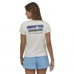 Women's Patagonia P-6 Mission Organic T-Shirt (Birch White) -Streetwear Store women s patagonia p 6 mission organic t shirt birch white 37560 bcw 0003 3