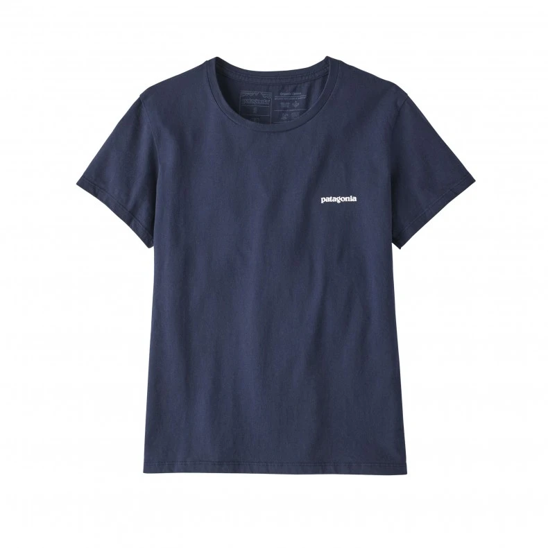 Women's Patagonia P-6 Mission Organic T-Shirt (New Navy) 3 Women's Patagonia P-6 Mission Organic T-Shirt (New Navy)