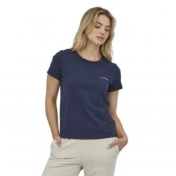 Women's Patagonia P-6 Mission Organic T-Shirt (New Navy) 8 Women's Patagonia P-6 Mission Organic T-Shirt (New Navy) -Streetwear Store women s patagonia p 6 mission organic t shirt new navy 0002 3