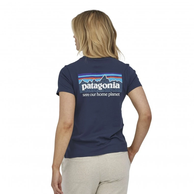 Women's Patagonia P-6 Mission Organic T-Shirt (New Navy) 6 Women's Patagonia P-6 Mission Organic T-Shirt (New Navy) - Image 4