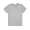 Women's Sunspel Boy Fit Crew Neck T-Shirt (Grey Melange)