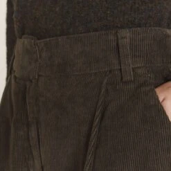 Women's YMC Market Trousers (Brown) -Streetwear Store women s ymc market trousers brown q4vaa20 0003 3