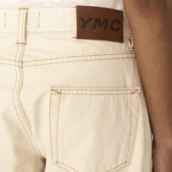 Women's YMC Tearaway Cotton Jeans (Ecru) 8 Women's YMC Tearaway Cotton Jeans (Ecru) -Streetwear Store women s ymc tearaway cotton jeans ecru q4tap10 0002 2