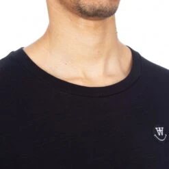 Wood Wood Slater T-Shirt (Black) -Streetwear Store wood wood slater t shirt black 10005705 2061 blk 17
