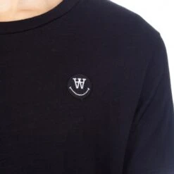 Wood Wood Slater T-Shirt (Black) -Streetwear Store wood wood slater t shirt black 10005705 2061 blk 18