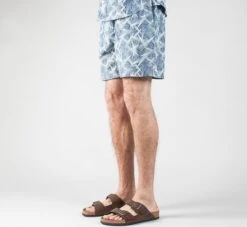 YMC Star Print Shorts (Chambray)