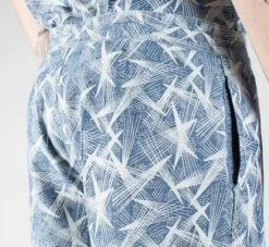 YMC Star Print Shorts (Chambray) -Streetwear Store ymc star print shorts chambray 1g